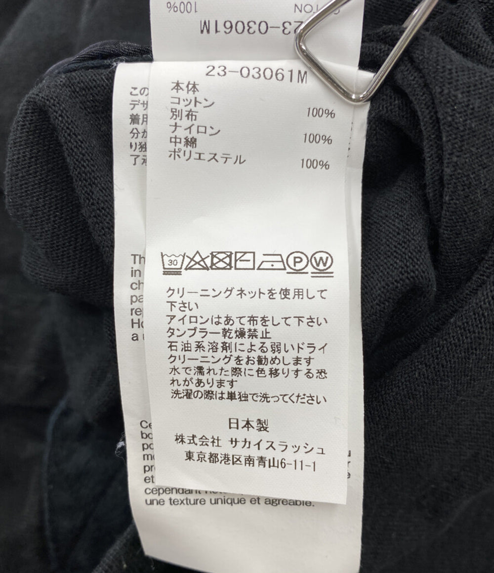 sacai 半袖Ｔシャツ Cotton Jersey T-shirt BLK 23-03061M メンズ SIZE 4 サカイ