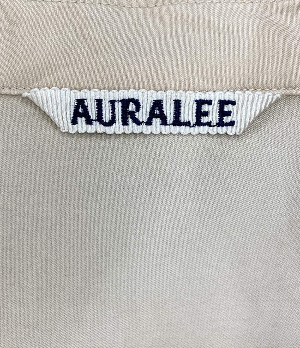 AURALEE 半袖シャツ WASHED FINX TWILL BIG HALF SLEEVED SHIRT メンズ SIZE 4 オーラリー