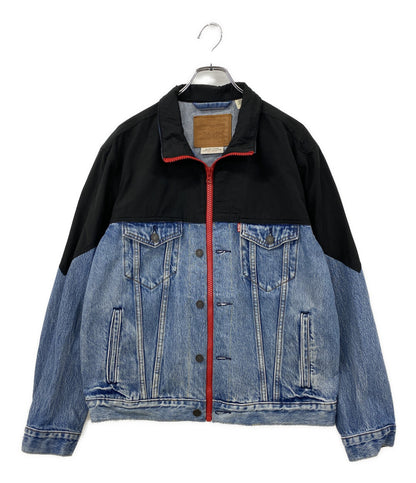 LEVI'S デニムジャケット デニム×ナイロン ブルー メンズ SIZE M リーバイス