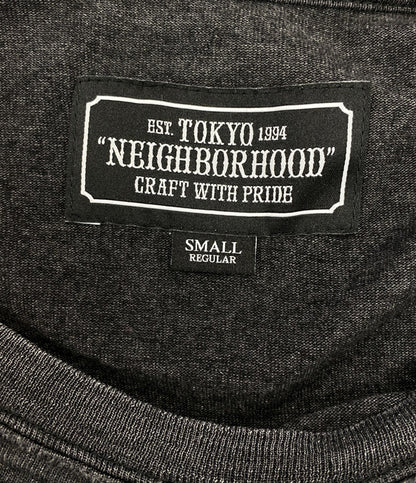 NEIGHBORHOOD 長袖Ｔシャツ ポケ付 胸ロゴ刺繍 201UWNH-CSM01S メンズ SIZE S ネイバーフッド