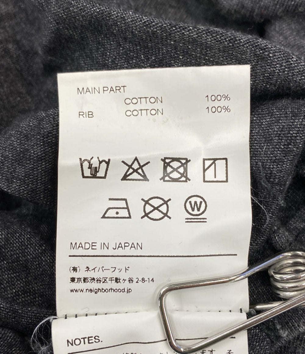 NEIGHBORHOOD 長袖Ｔシャツ ポケ付 胸ロゴ刺繍 201UWNH-CSM01S メンズ SIZE S ネイバーフッド