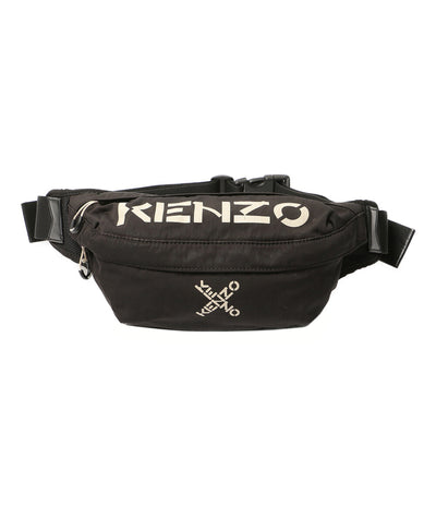 KENZO ボディバッグ ウエスト ブラック ロゴ メンズ ケンゾー