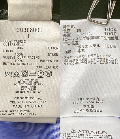 nanamica ステンカラーコート モスグリーン SUBF800U SUBF800U メンズ SIZE L ナナミカ