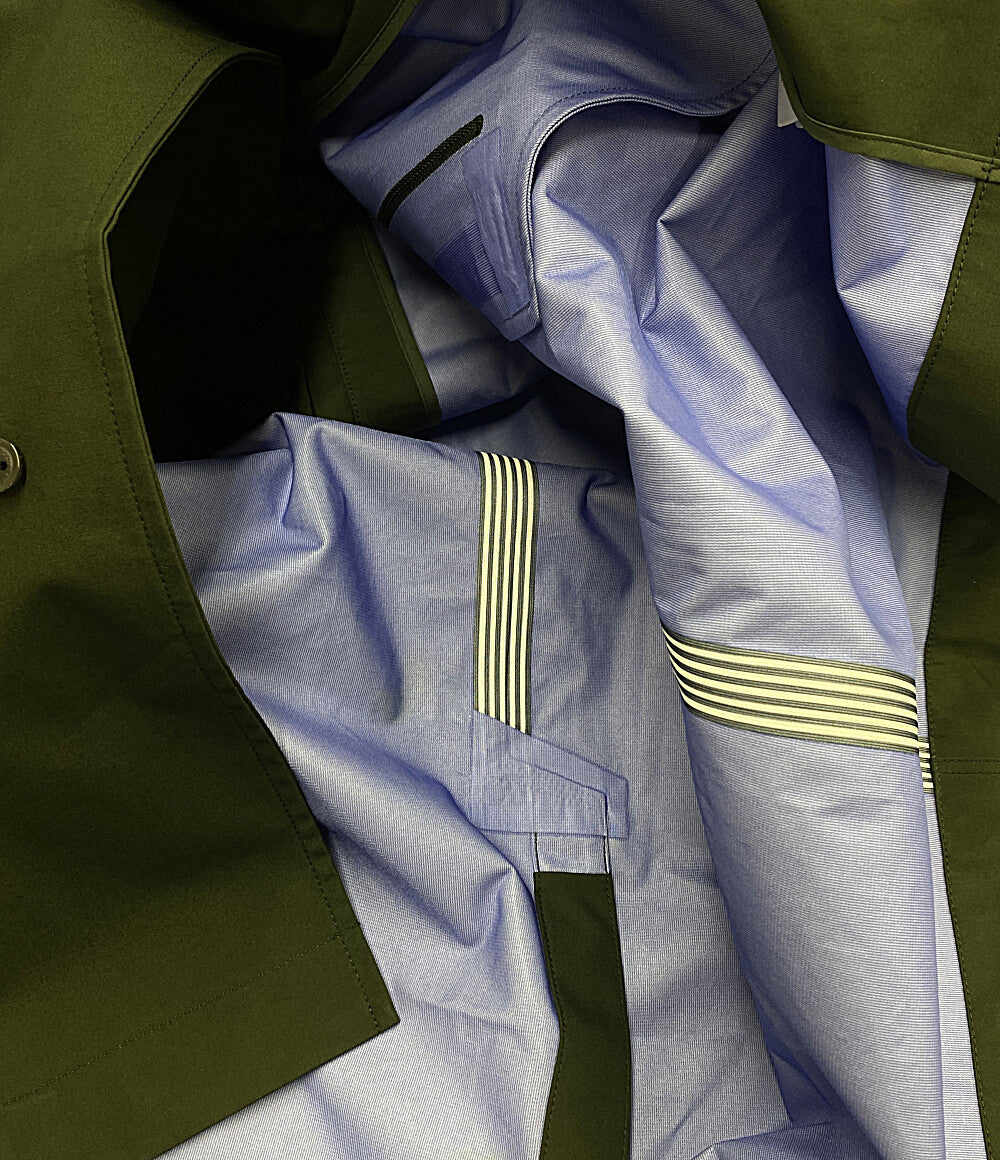 nanamica ステンカラーコート モスグリーン SUBF800U SUBF800U メンズ SIZE L ナナミカ
