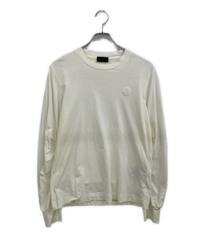 美品 MONCLER 長袖Ｔシャツ ホワイト 2024 K10938D00003 レディース SIZE XS モンクレール