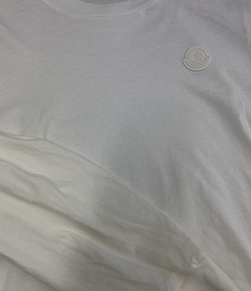 美品 MONCLER 長袖Ｔシャツ ホワイト 2024 K10938D00003 レディース SIZE XS モンクレール