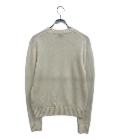 美品 MONCLER ニット ホワイト c-tind-23-20643-m レディース SIZE S モンクレール