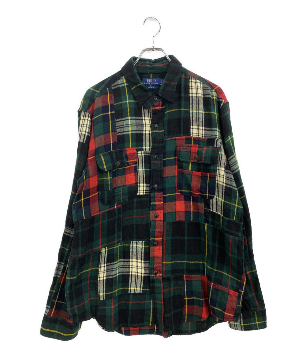 SAINT LAURENT 長袖シャツ 薄手 ゼブラ 564172 メンズ SIZE 37 (S