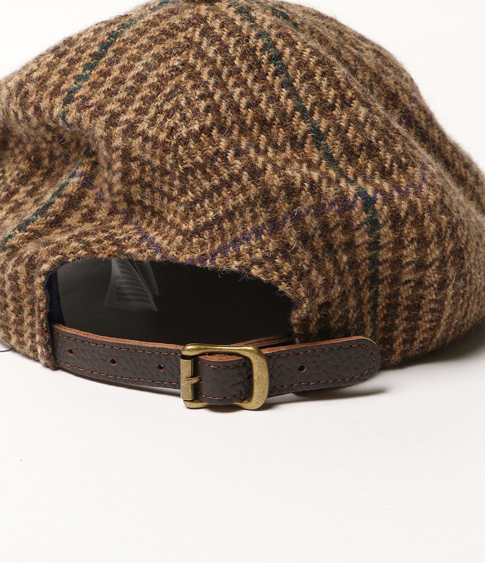 美品 POLO RALPH LAUREN キャップ CP-93 ロングビル ツイード チェック メンズ SIZE ONE ポロ・ラルフローレン