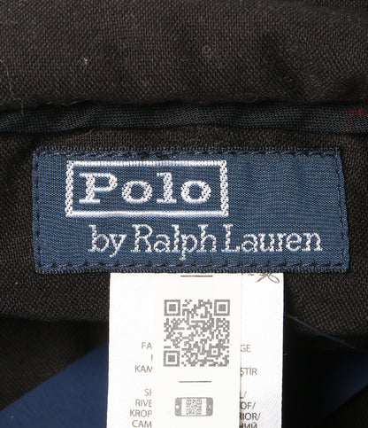 POLO RALPH LAUREN キャップ チェック PLAID WOOL BLEND EARFLAP CAP RED メンズ SIZE X-XL ポロ・ラルフローレン