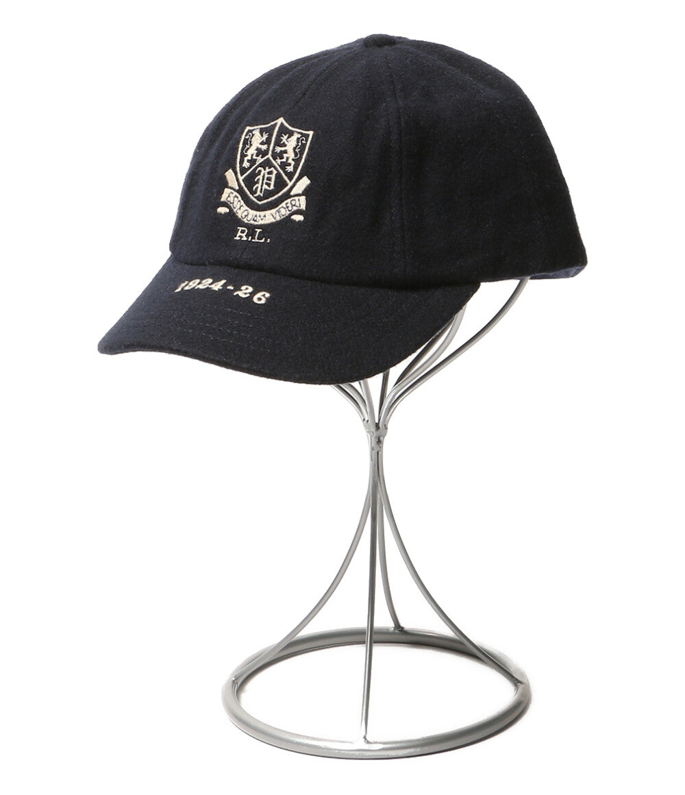 POLO RALPH LAUREN キャップ Crest Wool-Blend Cricket CAP NAVY メンズ SIZE L-XL ポロ・ラルフローレン
