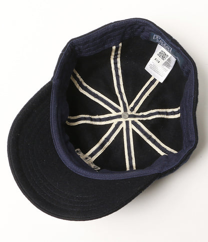 POLO RALPH LAUREN キャップ Crest Wool-Blend Cricket CAP NAVY メンズ SIZE L-XL ポロ・ラルフローレン