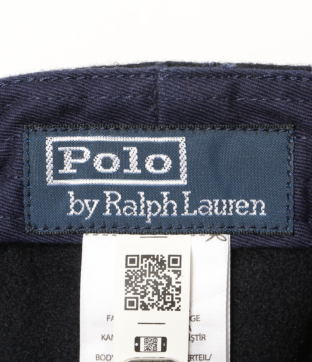 POLO RALPH LAUREN キャップ Crest Wool-Blend Cricket CAP NAVY メンズ SIZE L-XL ポロ・ラルフローレン