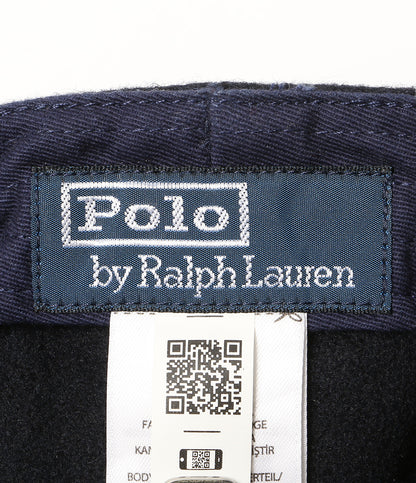 POLO RALPH LAUREN キャップ Crest Wool-Blend Cricket CAP NAVY メンズ SIZE L-XL ポロ・ラルフローレン