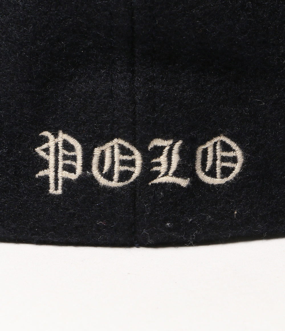 POLO RALPH LAUREN キャップ Crest Wool-Blend Cricket CAP NAVY メンズ SIZE L-XL ポロ・ラルフローレン