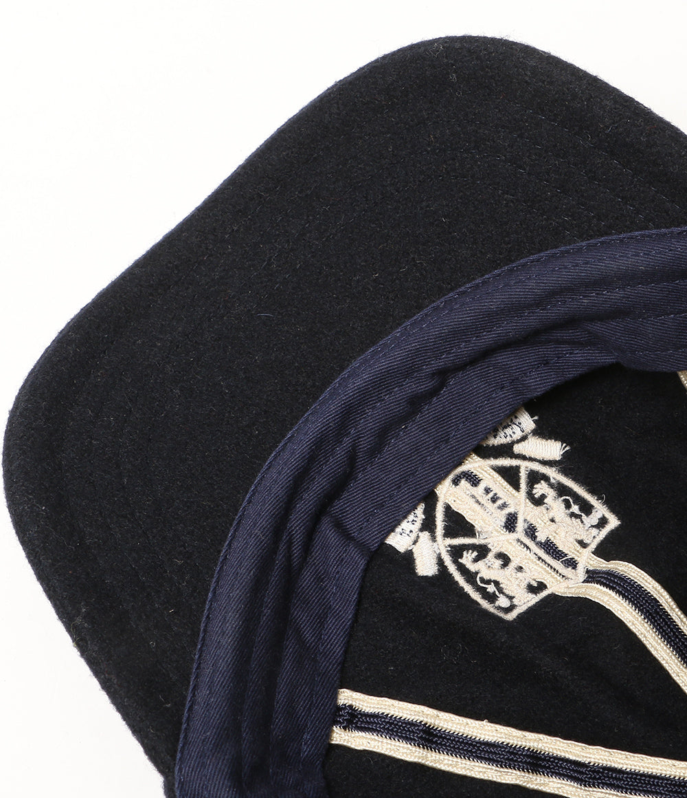 POLO RALPH LAUREN キャップ Crest Wool-Blend Cricket CAP NAVY メンズ SIZE L-XL ポロ・ラルフローレン