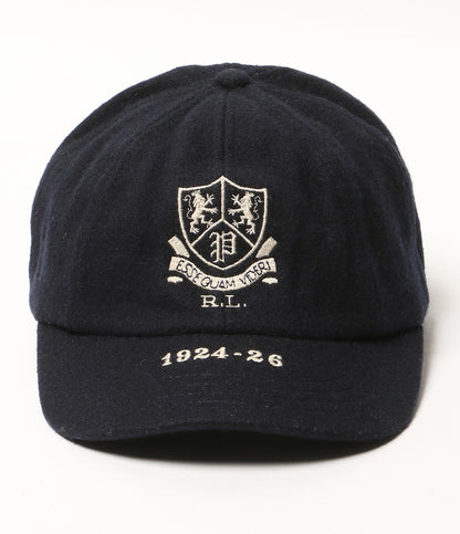 POLO RALPH LAUREN キャップ Crest Wool-Blend Cricket CAP NAVY メンズ SIZE L-XL ポロ・ラルフローレン