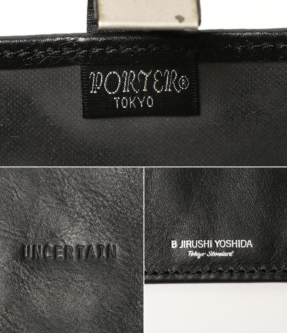 uncertain×PORTER アンセータン ポーター ショルダーバッグ ブラック レディース