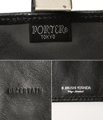 uncertain×PORTER アンセータン ポーター ショルダーバッグ ブラック レディース