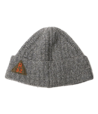 POLO RALPH LAUREN ニット帽 パッチ グレー メンズ ポロ・ラルフローレン
