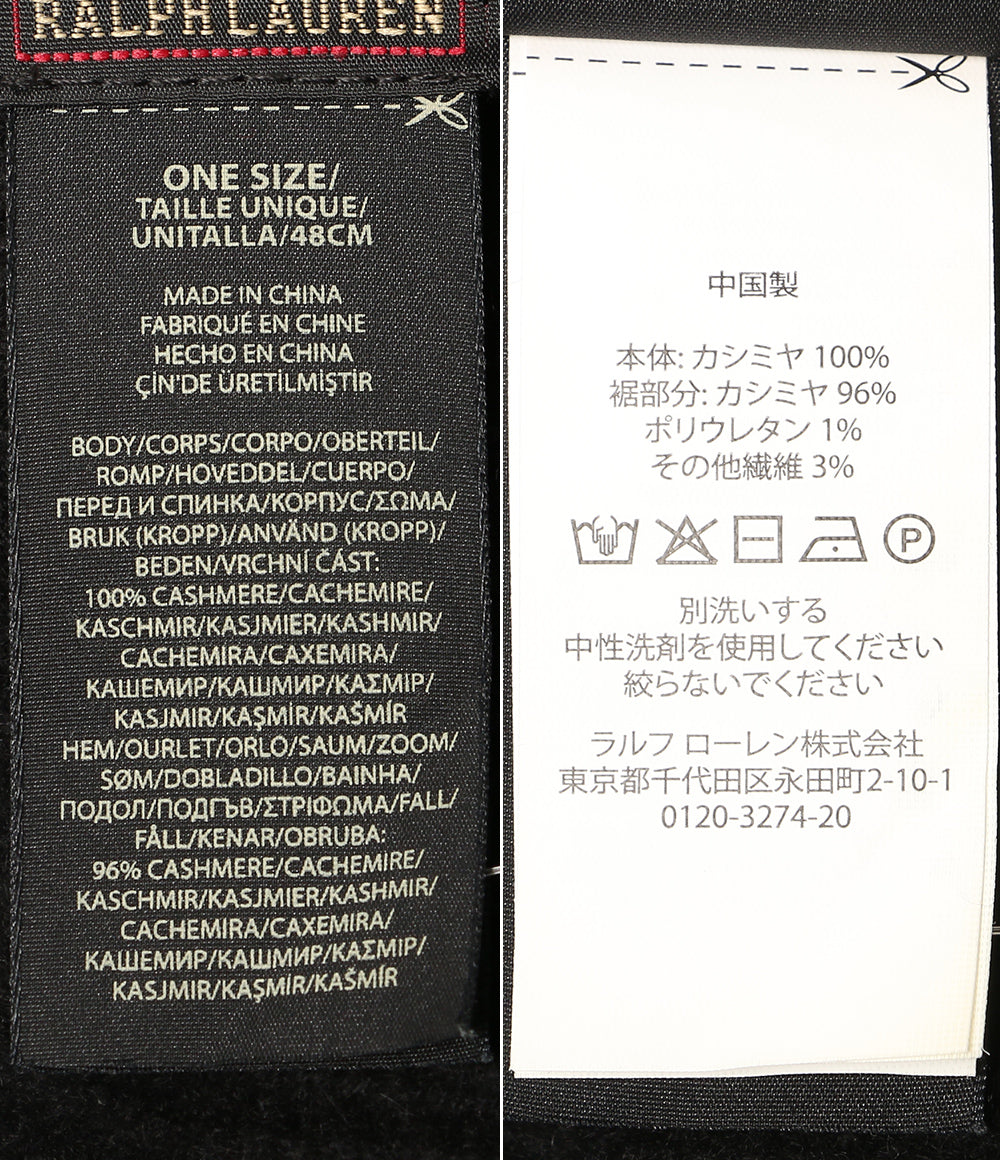 RRL RALPH LAUREN ニット帽 ウォッチキャップ カシミヤ ミリタニー メンズ SIZE ONE ダブルアールエル