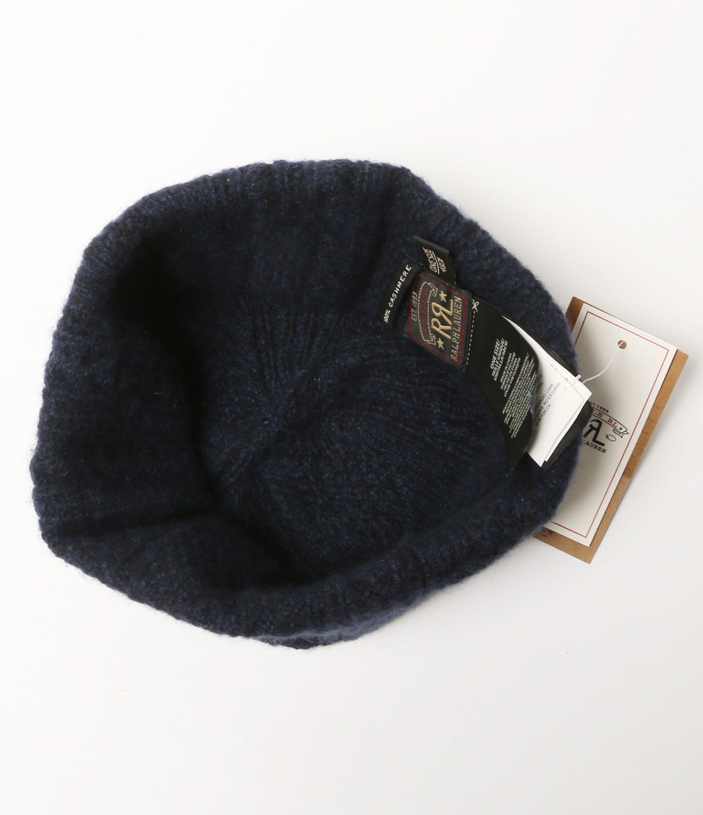 RRL RALPH LAUREN ニット帽 アランニット カシミヤ ウォッチキャップ メンズ SIZE ONE ダブルアールエル