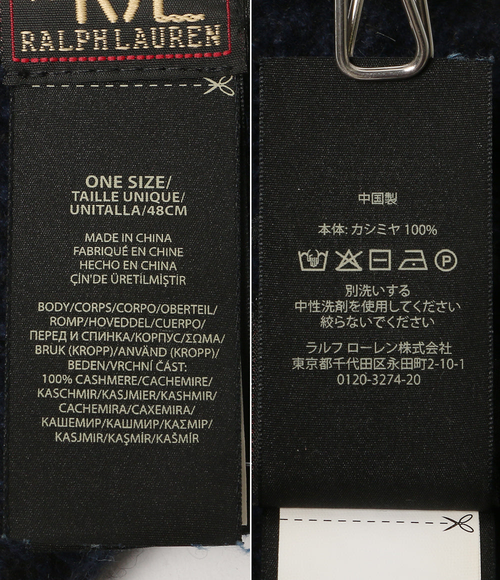 RRL RALPH LAUREN ニット帽 アランニット カシミヤ ウォッチキャップ メンズ SIZE ONE ダブルアールエル
