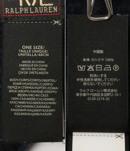 RRL RALPH LAUREN ニット帽 アランニット カシミヤ ウォッチキャップ メンズ SIZE ONE ダブルアールエル