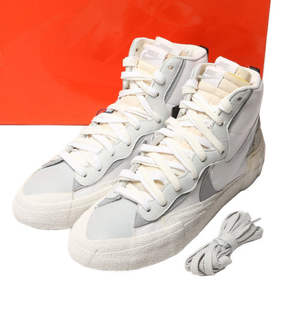 美品 NIKE×sacai サカイ スニーカー Blazer Mid ホワイト BV0072-100 メンズ SIZE 29.5cm ナイキ