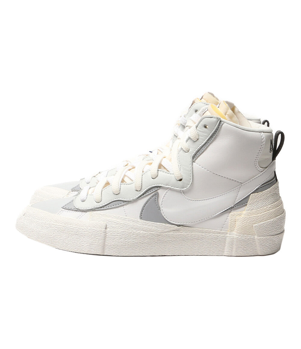 美品 NIKE×sacai サカイ スニーカー Blazer Mid ホワイト BV0072-100 メンズ SIZE 29.5cm ナイキ