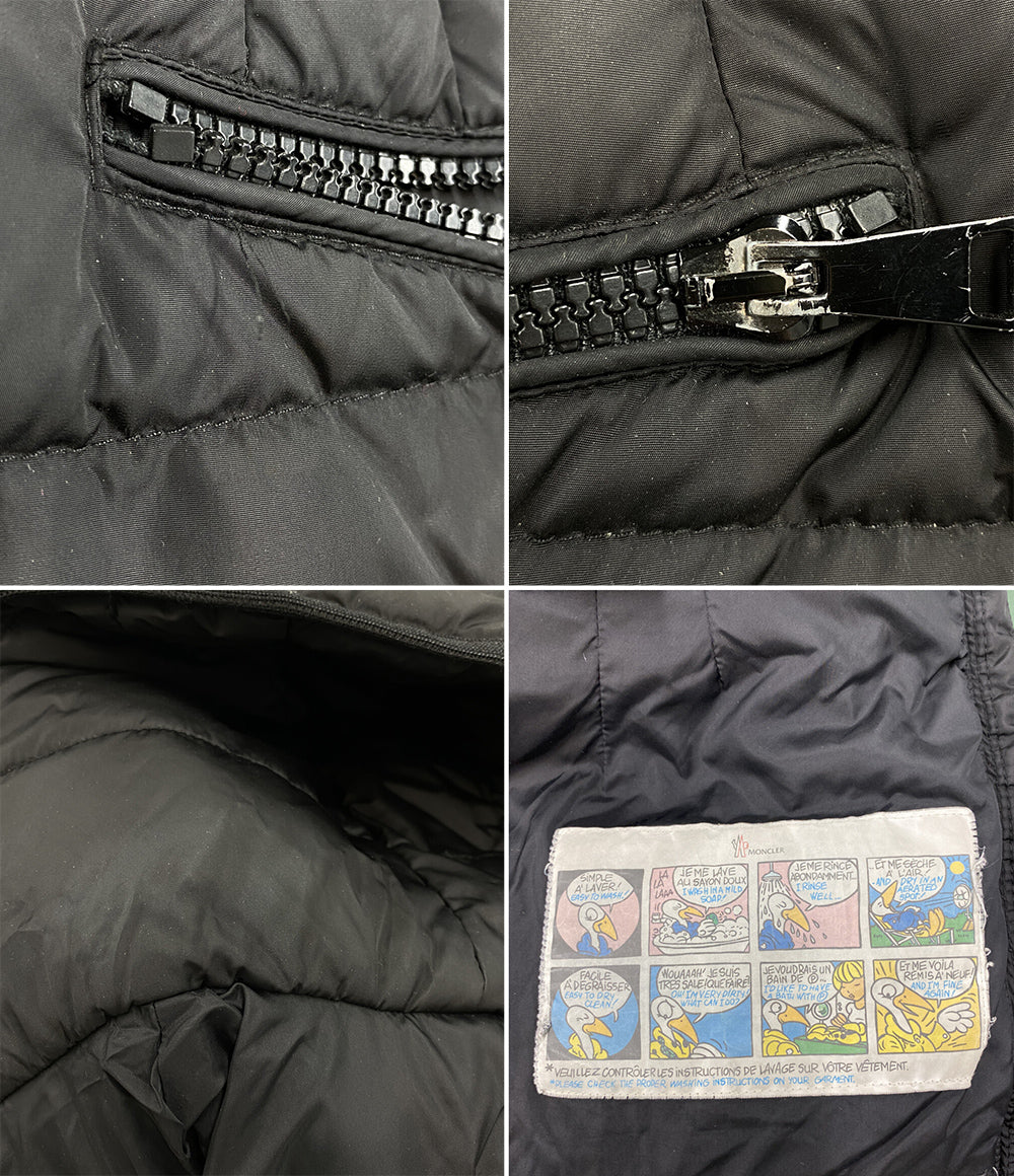 MONCLER ダウンジャケット ブラック BETULA ショート丈 レディース SIZE 00 モンクレール