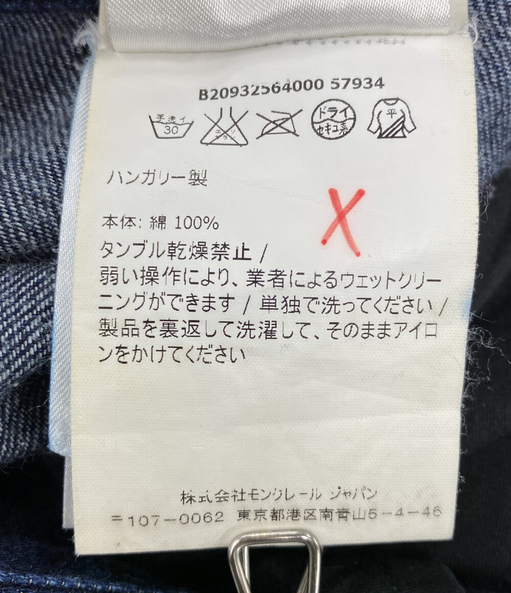 MONCLER デニム ロング スカート INDIGO 25359862BMXG レディース SIZE 42 モンクレール