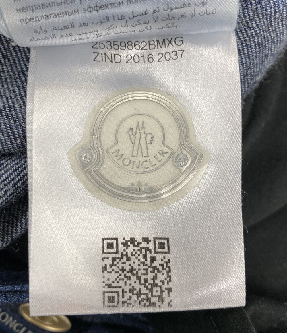 MONCLER デニム ロング スカート INDIGO 25359862BMXG レディース SIZE 42 モンクレール