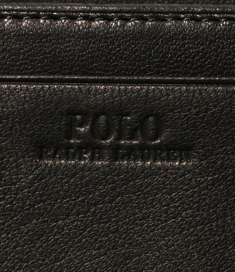 POLO RALPH LAUREN 長財布 ラウンドファスナー ブラック メンズ ポロ・ラルフローレン