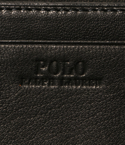 POLO RALPH LAUREN 長財布 ラウンドファスナー ブラック メンズ ポロ・ラルフローレン