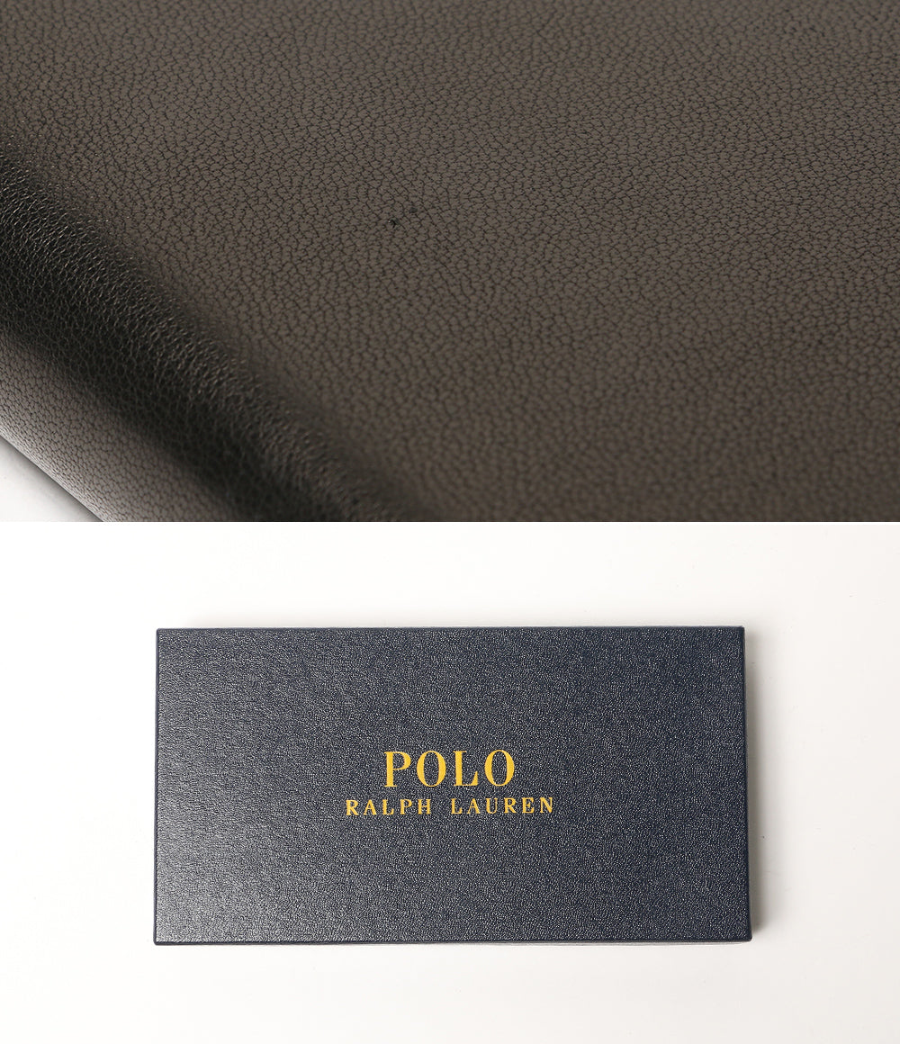 POLO RALPH LAUREN 長財布 ラウンドファスナー ブラック メンズ ポロ・ラルフローレン