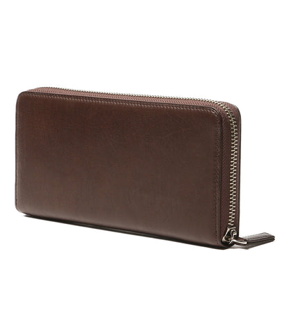 POLO RALPH LAUREN 長財布 ラウンドファスナー レザー ブラウン メンズ ポロ・ラルフローレン