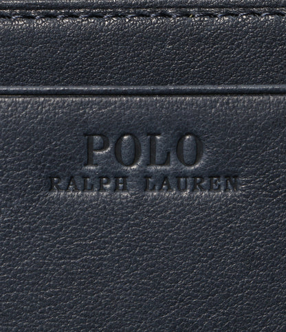 POLO RALPH LAUREN 長財布 ラウンドファスナー レザー ブラウン メンズ ポロ・ラルフローレン