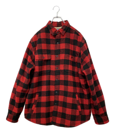 POLO RALPH LAUREN ウール バッファローチェック 裏ボア シャツ ジャケット メンズ SIZE L ポロ・ラルフローレン