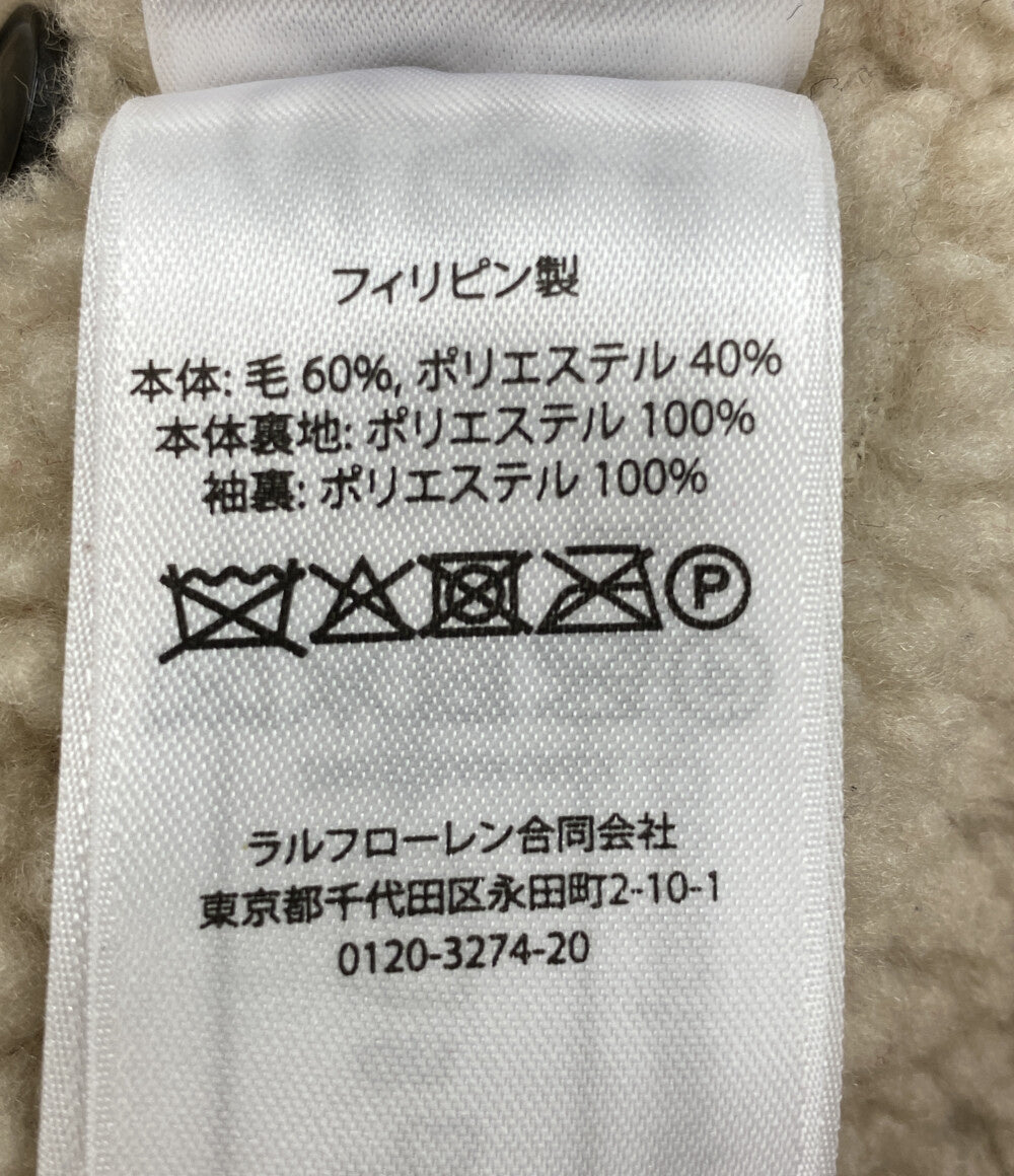 POLO RALPH LAUREN ウール バッファローチェック 裏ボア シャツ ジャケット メンズ SIZE L ポロ・ラルフローレン