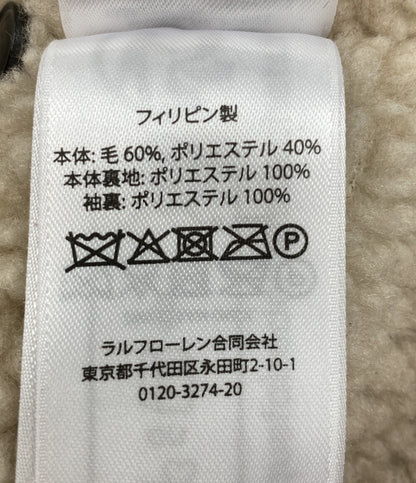 POLO RALPH LAUREN ウール バッファローチェック 裏ボア シャツ ジャケット メンズ SIZE L ポロ・ラルフローレン