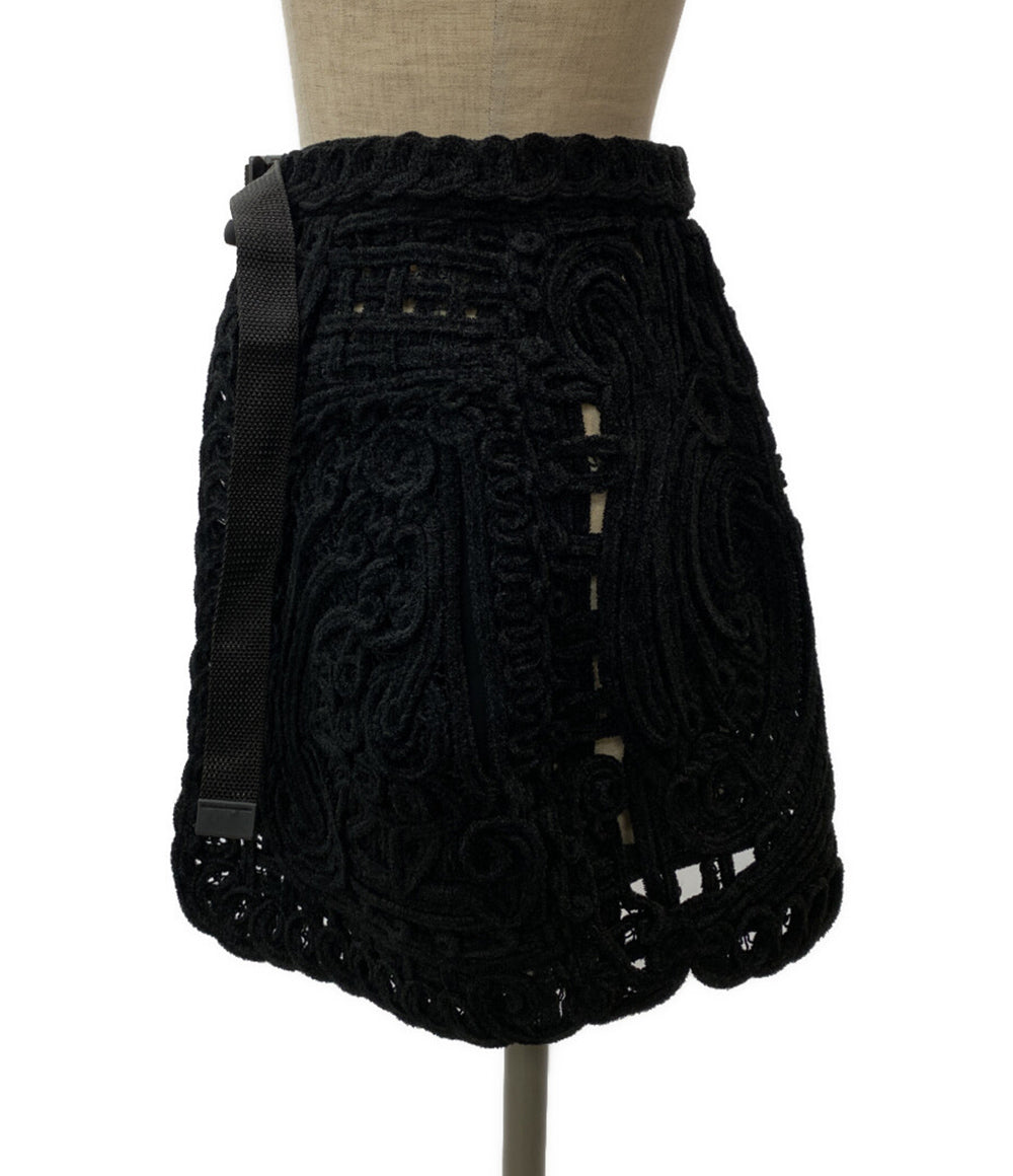 Mame Kurogouchi ラップスカート Cord Embroidery Wrapped Skirt レディース SIZE F マメクロゴウチ