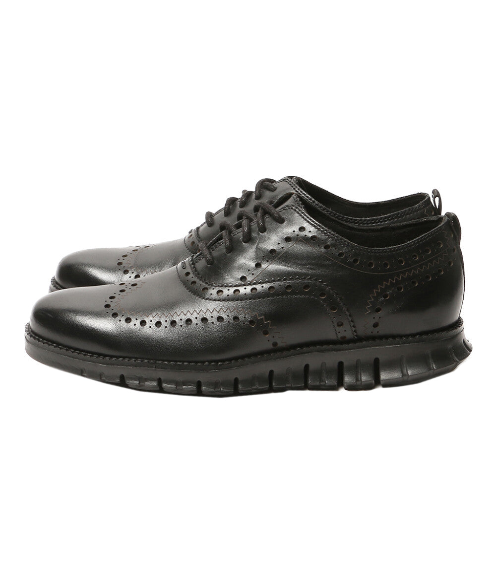 COLE HAAN美品  ZEROGRAND レザーウィングチップ COLEHAAN コールハーン ウィングチップ レザーシューズ ZEROGRAND