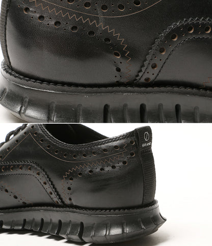 COLEHAAN コールハーン ウィングチップ レザーシューズ ZEROGRAND メンズ SIZE 7W