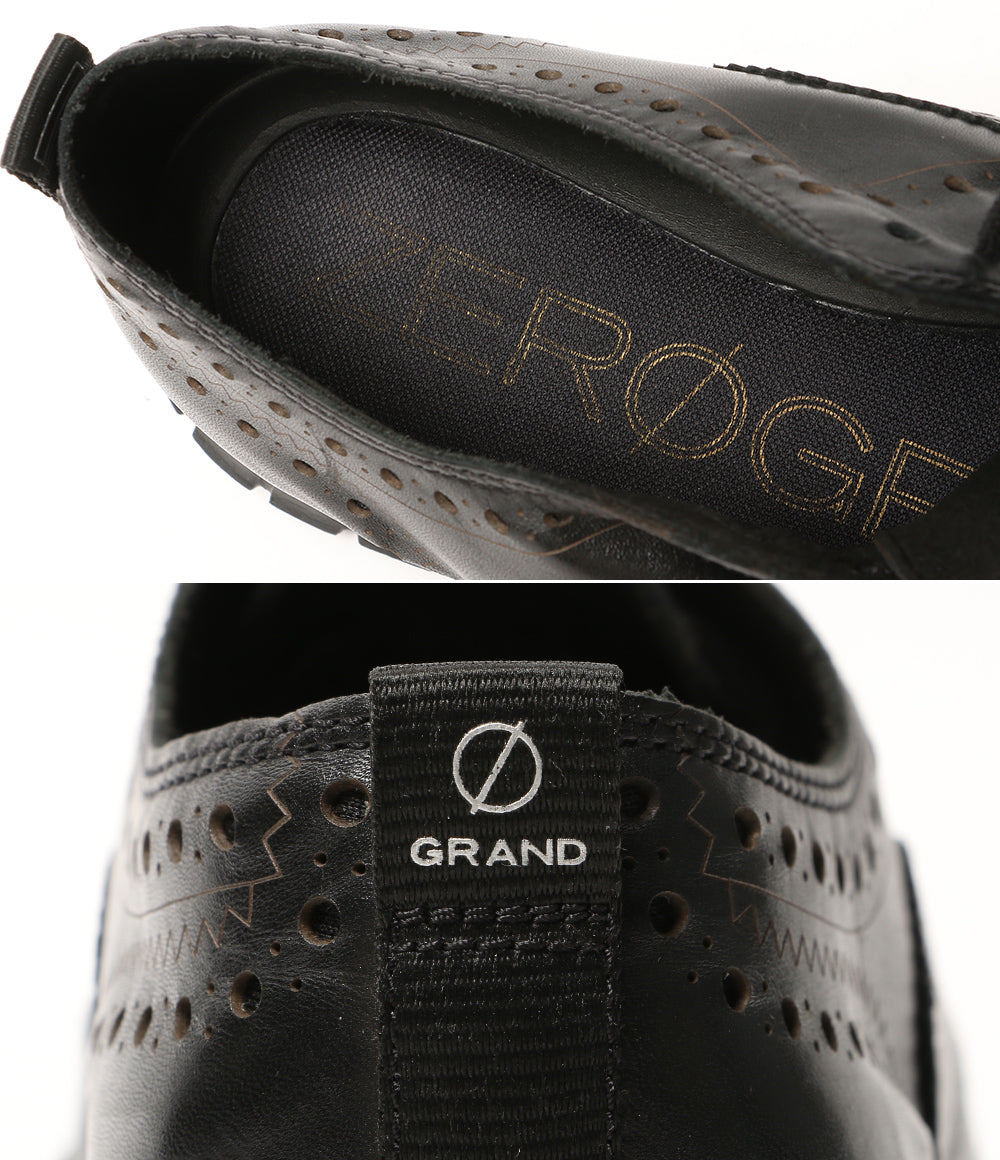 COLEHAAN コールハーン ウィングチップ レザーシューズ ZEROGRAND メンズ SIZE 7W