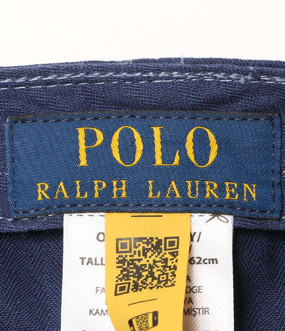 POLO RALPH LAUREN キャップ エンブロイダリーパッチ ヘリンボーン NAVY メンズ SIZE ONE ポロ・ラルフローレン