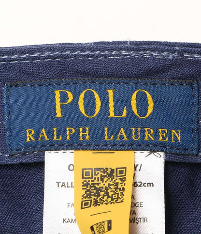 POLO RALPH LAUREN キャップ エンブロイダリーパッチ ヘリンボーン NAVY メンズ SIZE ONE ポロ・ラルフローレン