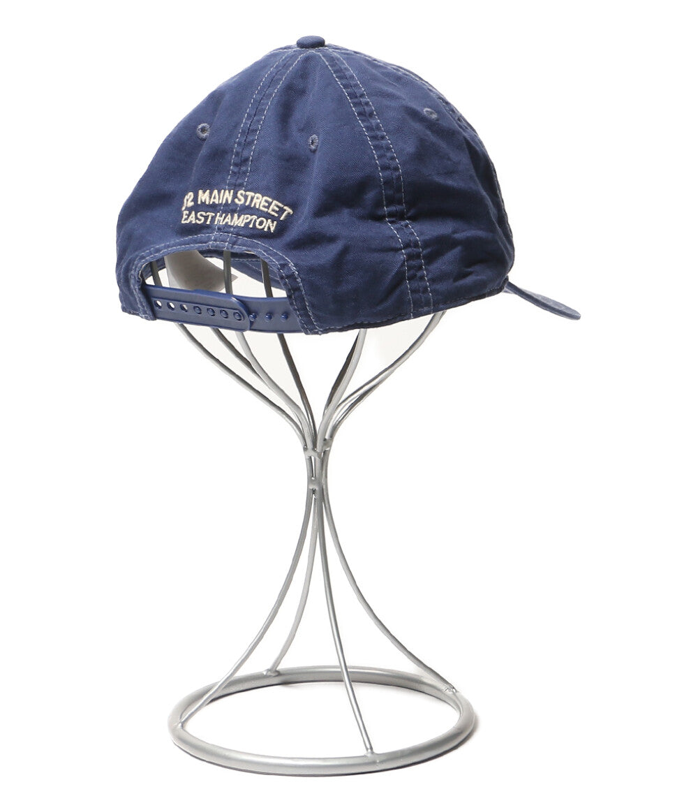 POLO RALPH LAUREN キャップ エンブロイダリーパッチ ヘリンボーン NAVY メンズ SIZE ONE ポロ・ラルフローレン