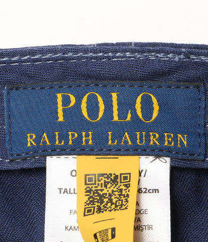 POLO RALPH LAUREN キャップ エンブロイダリーパッチ ヘリンボーン NAVY メンズ SIZE ONE ポロ・ラルフローレン