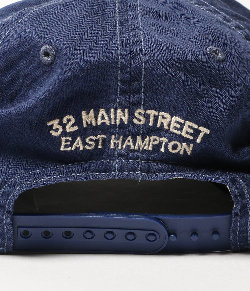 POLO RALPH LAUREN キャップ エンブロイダリーパッチ ヘリンボーン NAVY メンズ SIZE ONE ポロ・ラルフローレン